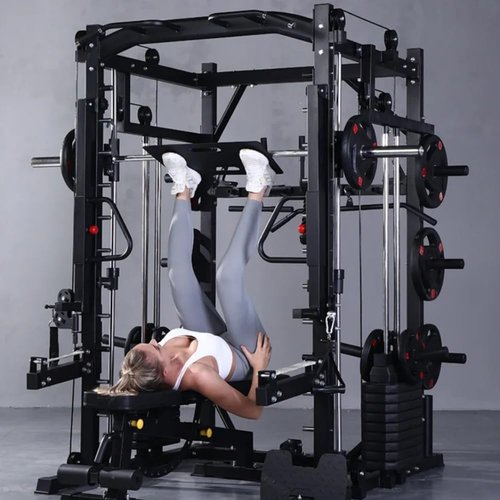 Commercial Smith Machine Trainer Deep Squat Frame Type Horizontal Push Frame Multifunctional Gantry Fitness Equipment