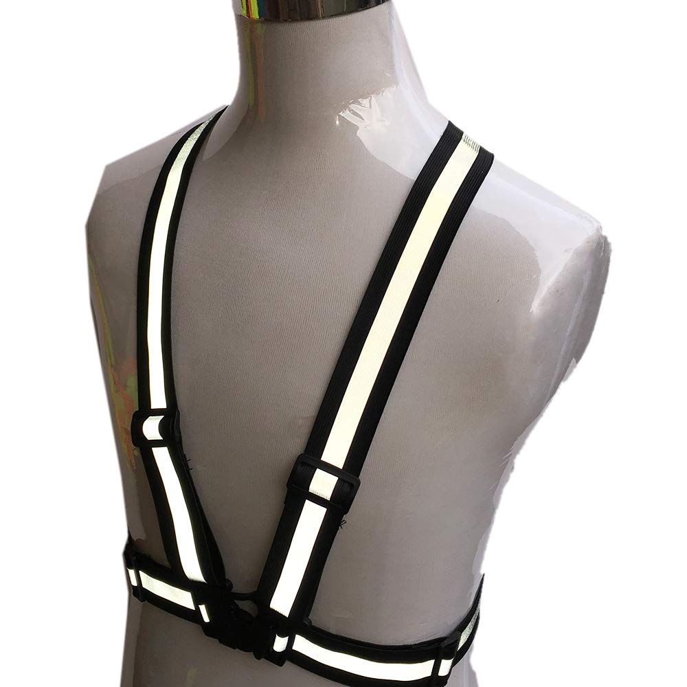 zojo Kids Reflective Safety Vest 2pcs | Lightweight, Adjustable | for Boys & Girls Skating, walking dog, Horse Riding