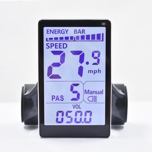 Mcezdy Ebike Display, UART No. 2 Protocol, 24V-60V Aluminum Alloy Frame Cycling Computer, Ebike LCD Display to Enrich Cycling Journey