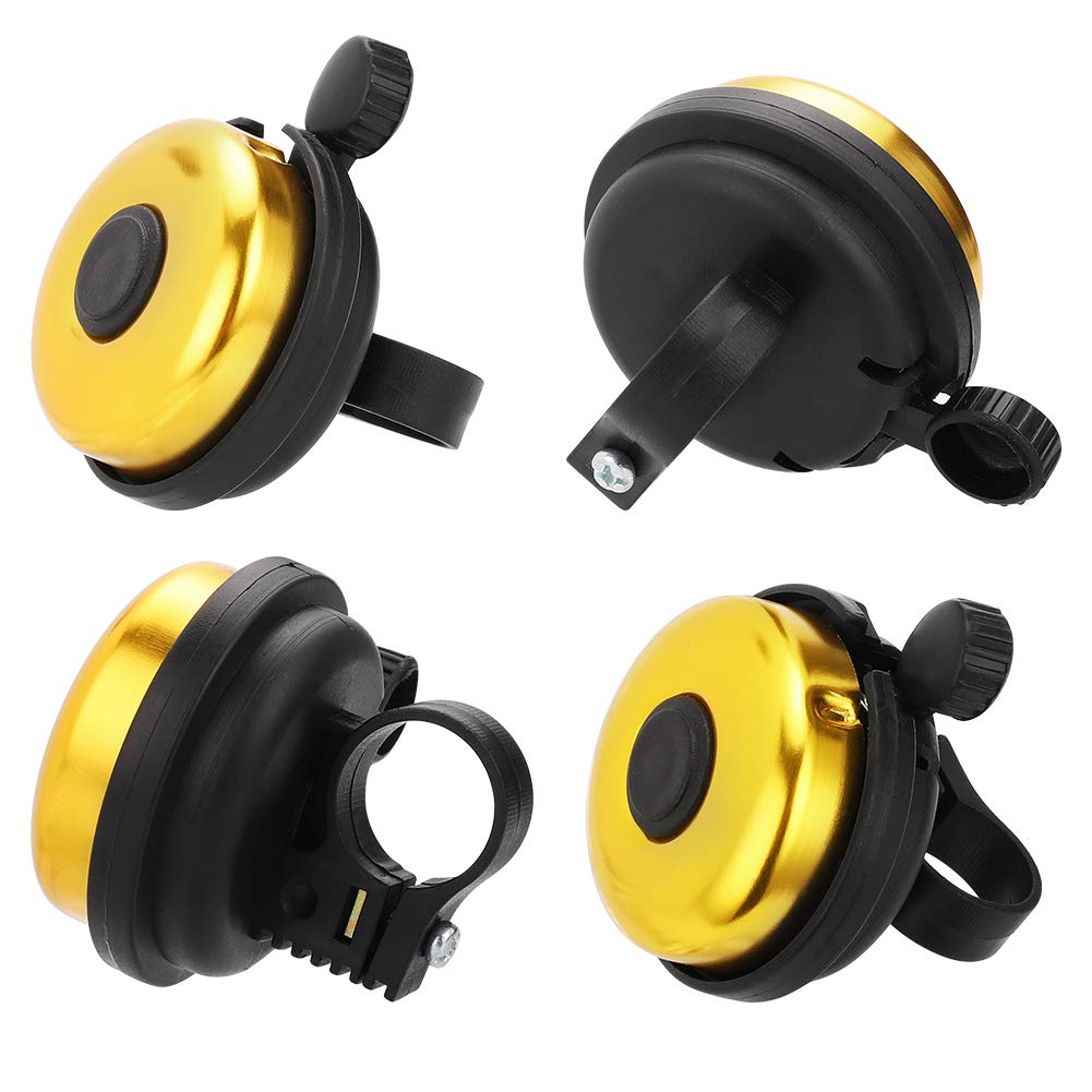 Accmor Classic Bike Bell, Aluminum Bicycle Bell, Loud Crisp Clear Sound Bicycle Bike Bell for Adults Kids