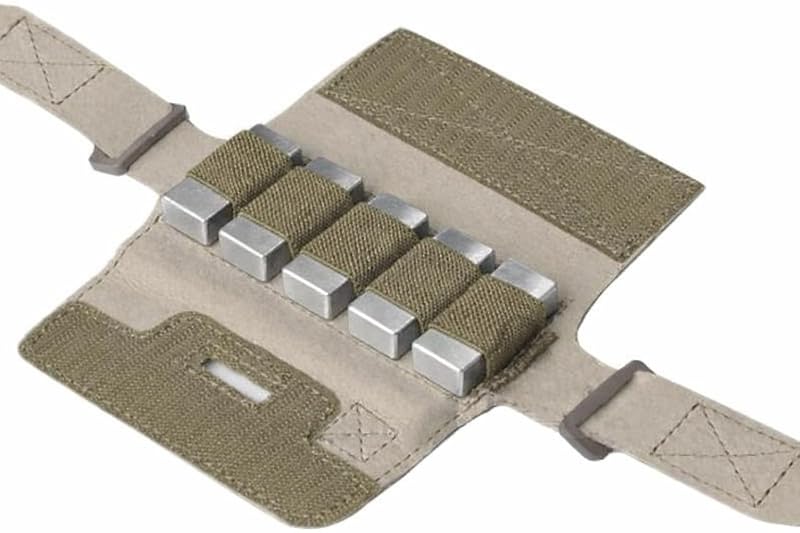 NVG Counterweight Kit for MICH/OPS Helmets – Adjustable 5-Weight Pouch (Tan) with Battery Storage