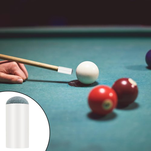 40 pcs Slip On Pool Cue Tips Shaper, No Glue or Tools Pool Stick Tips Replacement Kit, 4 Sizes Billiard Cue Sticks Tip Pools Table Accessories for Most Pools Snooker Cues 9mm/ 10mm/ 12mm/ 13m