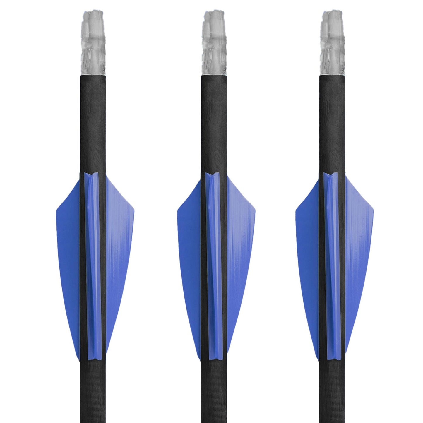 TAC Vanes Driver Arrow Vanes | Archery Fletching for Compound & Crossbow | Durable, Lightweight, High Accuracy, Blue 100 Pack