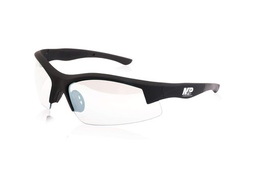 Smith & Wesson M&P Super Cobra Frame Shooting Glasses with No-Slip Rubber, Impact Resistance and Anti-Fog Lenses for Shooting, Working and Everyday Use