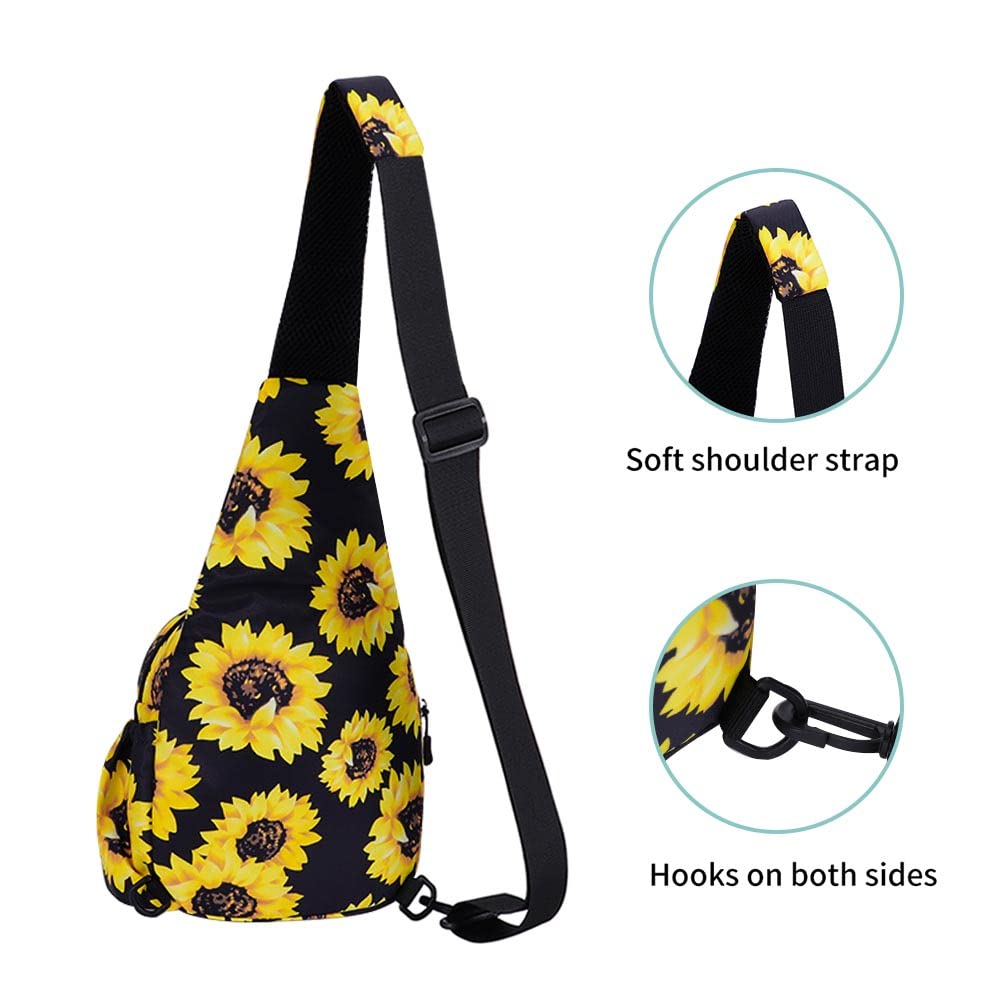 XEYOU Small Sling Bag for Women Crossbody Backpack Hiking Travel Daypack Chest Bag Lightweight Shoulder Bag