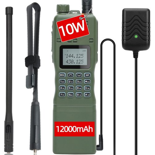 Baofeng Radio Ham Radio AR-152 10W Powerful Handheld Tactical Two Way Radio Upgraded of baofeng Radio Walkie Talkies Long Range with USB Charger Battery Full Kit