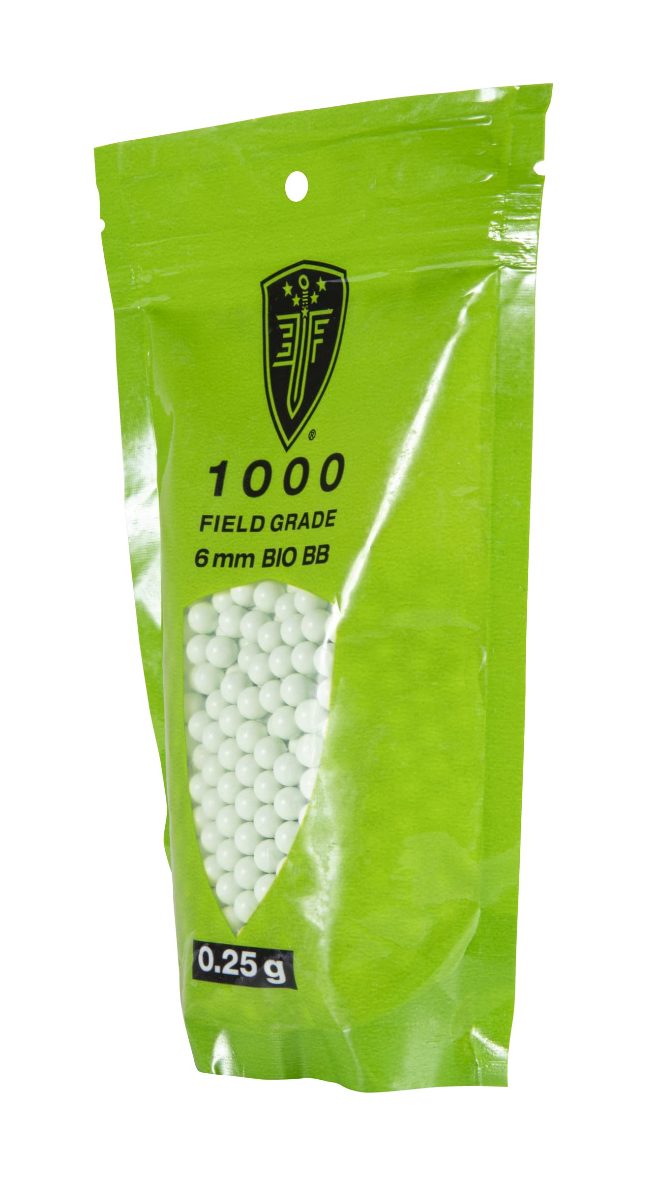 Elite Force Premium Biodegradable 6mm Airsoft BBS Ammo.25 Gram, 1000 Count, One Size