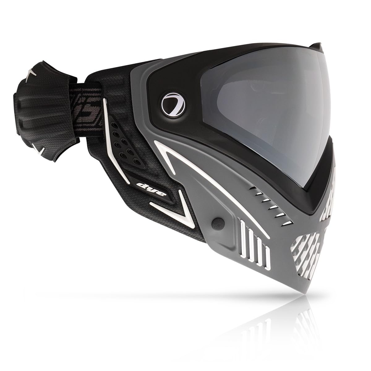Maddog Dye i5 Thermal Dual-Pane Anti-Fog Lens Paintball Airsoft Mask Goggle System Combo with Microfiber Storage Bag | High Performance Safety Certified Protection - Shades - Grey/White/Black