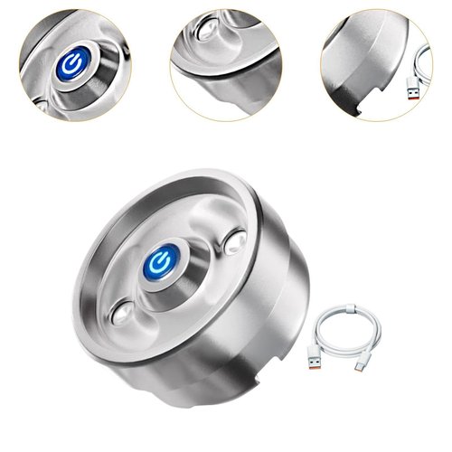 Aosekaa Feather Shuttlecock Humidifier Badminton Ball Steamer Shuttle Portable Multipurpose Birdie Storage Container Top Cover, Silver Gray