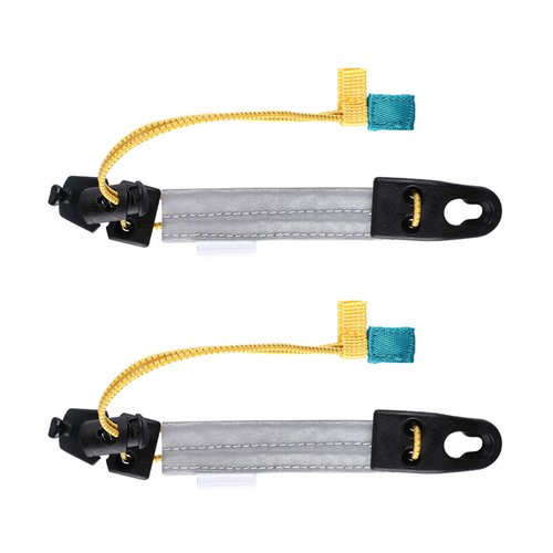 ohohulo 2pcs Bikes Ankle Leg Strap Pant Band Clip Strap Wrist Ankle Bind Band Adjustable Arm Band Reflective Trouser Strap