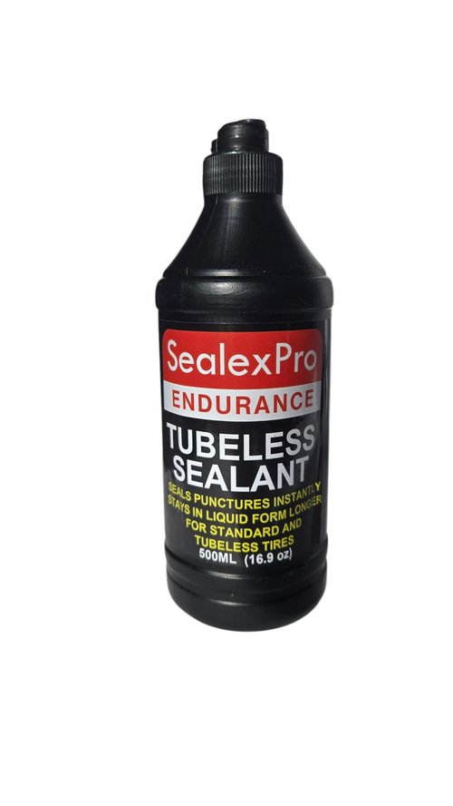 500ml (16oz) SealexPro Tubeless Tire Endurance Sealant Fast-Sealing, Long-Lasting Puncture Protection for Bikes Tires