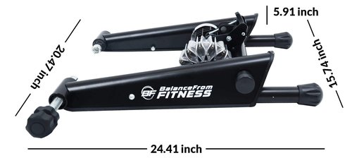 Bike Trainer Stand Steel Bicycle Exercise Fluid Magnetic Stand with Front Wheel Riser Block