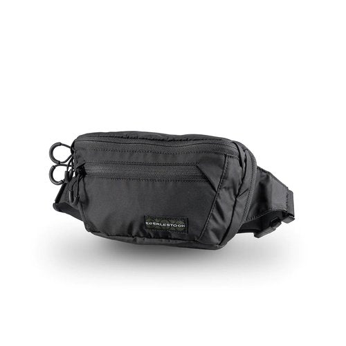 Eberlestock Bando Bag - Tactical Mens Fanny Pack w/Adjustable Waist Belt, Zippered Pockets, Compact Lightweight Belt Bag, Everyday Hip Pouch for Travel Outdoor Running Hunting, Black