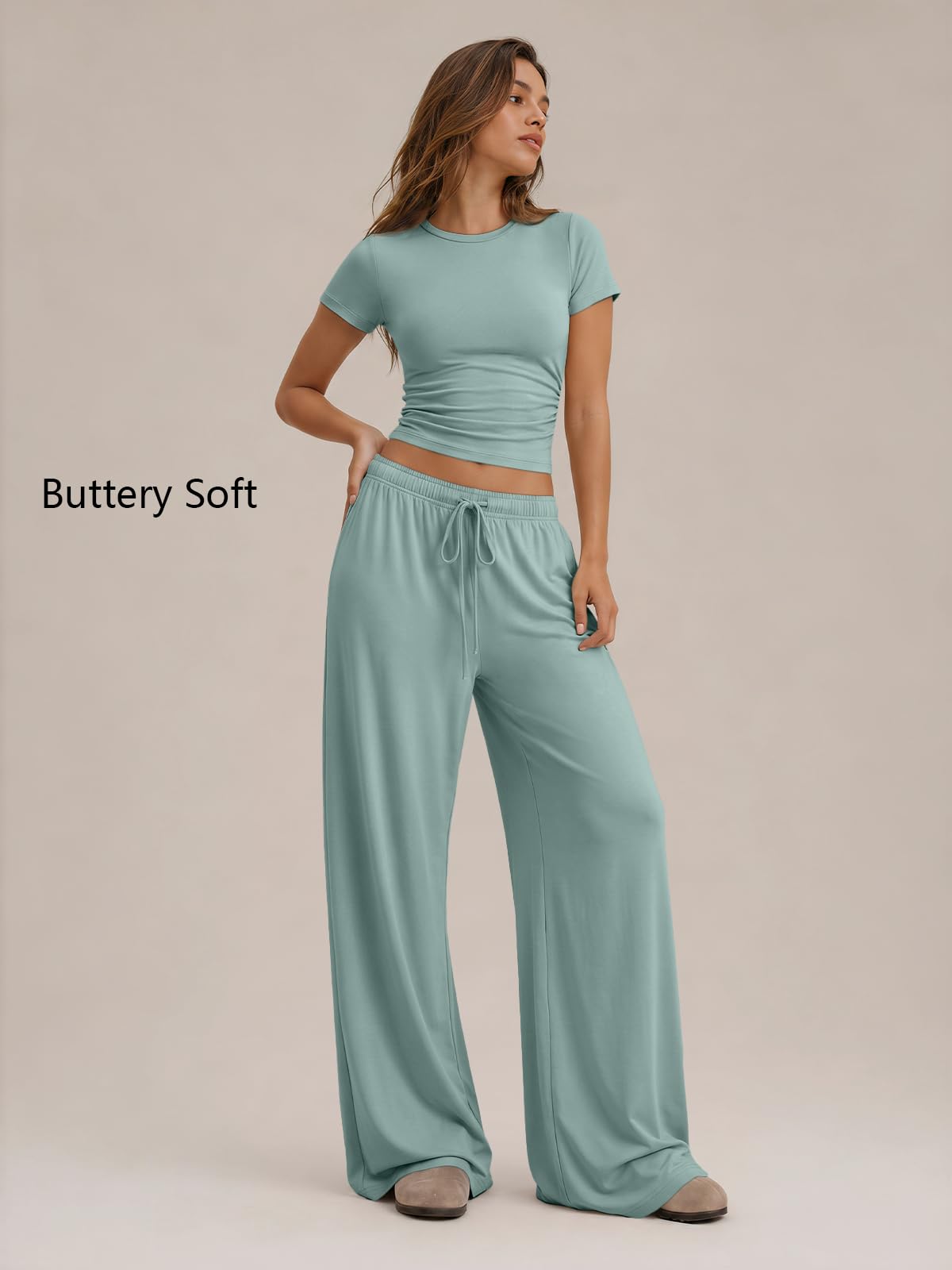 Trendy Queen Womens 2 Two Piece Set 2026 Summer Workout Vacation Gym Clothes Spring Fashion Lounge Matching Airport Travel Outfit Resort Wear Fitness Athleisure Clothing