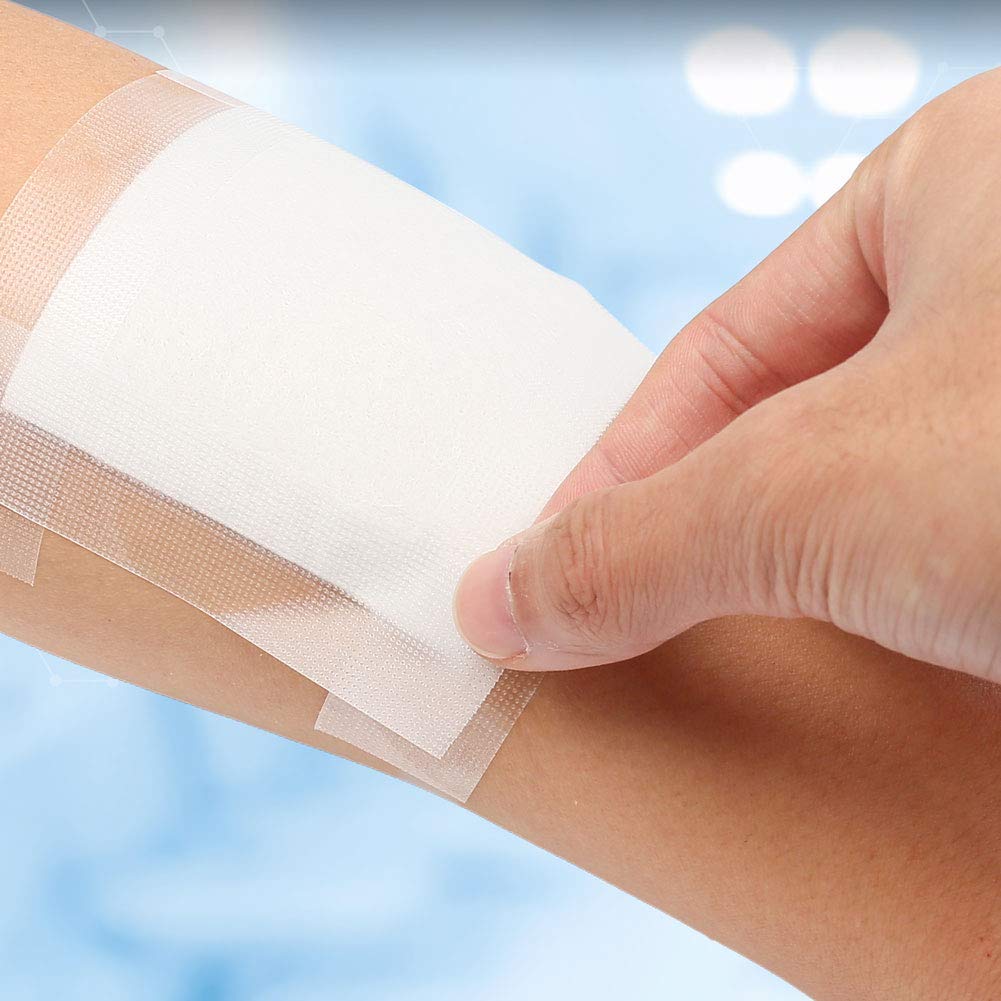 LotFancy Clear Medical Tape 1" x 10 Yd, 2 Rolls Waterproof Surgical Tape for Wound Dressing Care, Hypoallergenic First Aid Tape for Sensitive Skin, Latex Free & Transparent