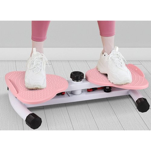 Waist Twisting Fitness Tool Standing Abdomen Exercise Board for Waist Twisting Fitness Board for Foot Massage Weight Loss Pink