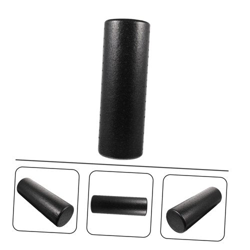 Mikikit Yoga Column Foam Roller Massage Roller Muscle Deep Soft Foam Pilates Massage Muscles Tissue Tight Yoga Epp Black
