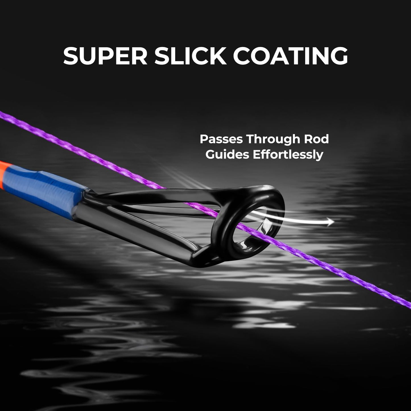 KastKing Superpower Braided Fishing Line, Purple Camo, 40LB, 300+27 Yds