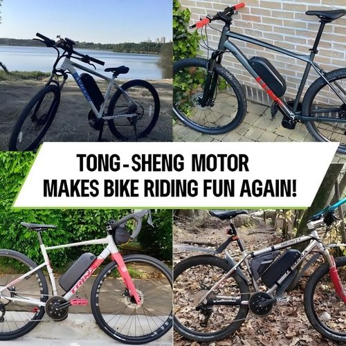 TSDZ2B 48V500W Mid Drive Kit ,Upgraded 720W Peak Power Torque Sensored Mid Drive Ebike Conversion Kit,Electric Bike Kit with EKD01 Display for 68-73MM Bottom Bracket Mountain Bike,Citybike,Tricycle