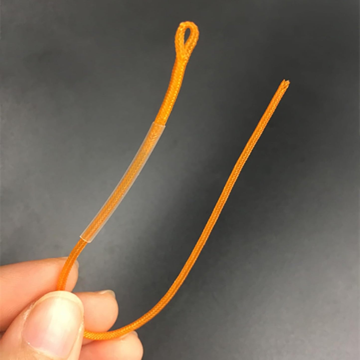 10Pcs Line Loop Connectors Braided Leader Connectors Braided High Strength 20/30/50LB Fly Fishing Leader Connection