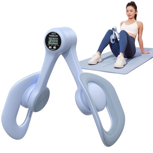 MERACH Thigh Master, Pelvic Floor Exercise Devices with Display Counter, Inner Thigh Exerciser for Women, Home Fitness Equipment for Hip/Leg/Butt (Blue)