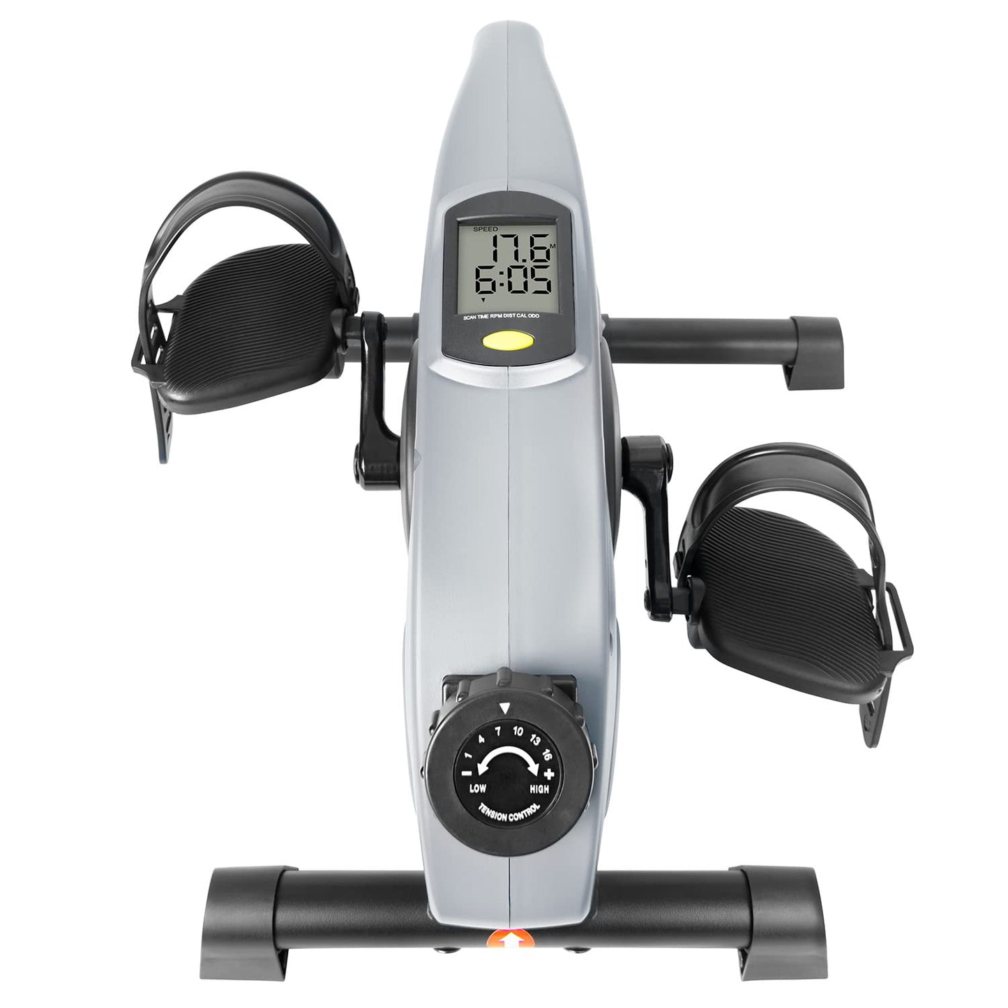 Vaunn Under Desk Stationary Bike, Electronic Pedal Exerciser, Physical Therapy Indoor Spin Cycling, Light Cardio Workout for Arms and Legs, Home and Office Use