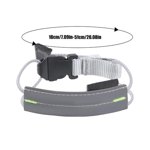 High-Visibility Reflective Leg Bands for Safety – Reflective Tape Straps for Clothing | Adjustable, and Weather-Resistant Gear for Running, Cycling, and Outdoor Activities