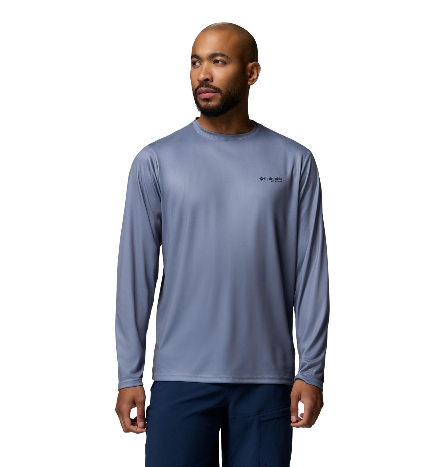 Columbia Men's Terminal Tackle PFG Fish Shine II Long Sleeve, New Moon, X-Large