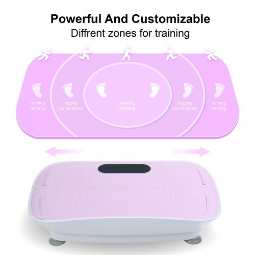 Furrnook Smart Auto Vibration Plate – 10-Level Silent Shaker Machine for Weight Loss, Toning & Massage | No-Remote Patented Start-Stop, Quiet Motor, 10-Min Auto Workout for Unisex (Pink)