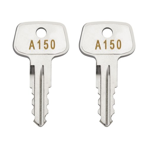 VIDABTE A150 SKS roof Rack Key,Replacement Key for Yakima SKS Ski, Roof, Cargo Box, Carrier Racks and Crossbars.(Code A150-2 pcs)