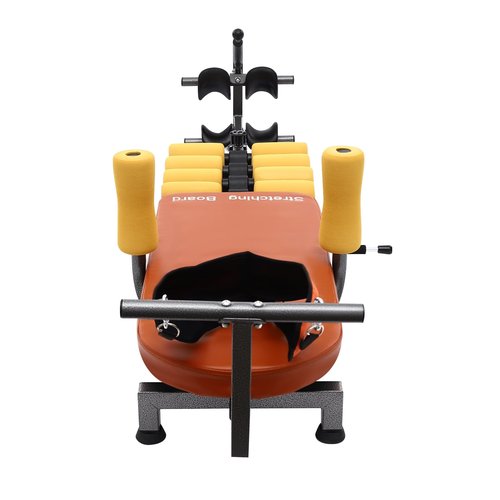 Gdrasuya10 Inversion Traction Table for Back Pain Relief, 286lbs Load Adujustable Spine Stretcher Bed Full Body Stretch Decompression Bench for Relieving Hunchback Fit for Height from 4'9" to 5'11"