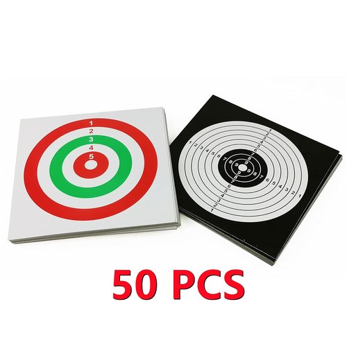 Atflbox BB Gun Trap with 50pcs Paper Target Bullet Catcher Shooting Target for Airsoft, Pellet, Rifle