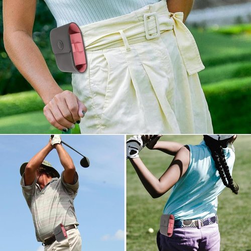 Covthch Golf Rangefinder Case Compatible with REVASRI nk1000 / REDTIGER C001 / Callaway 300 Pro/Acer SW-RF700, Golf Rangefinder Carrying Case, Leather Holster Pouch for Most Brands Rangefinders