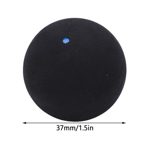 GOTOTOP Single Dot Squash Balls Rubber, 37mm Diameter, Squash Racket Balls for Beginner Competition Training (Single)