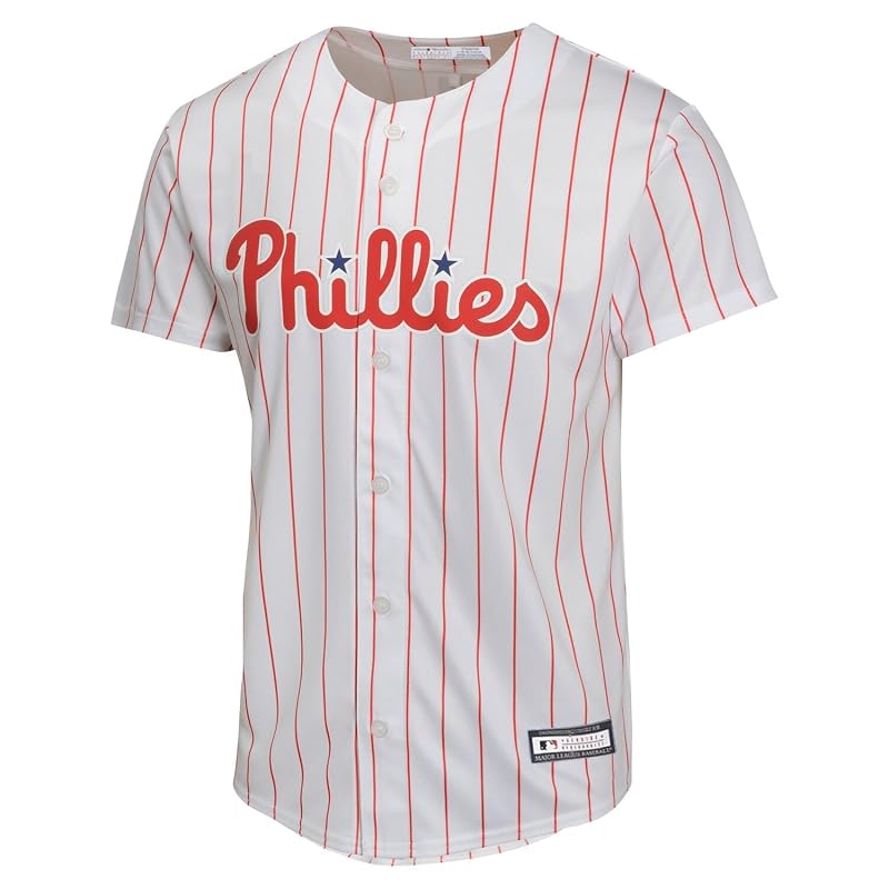Kids MLB Jersey - White Bryce Harper Phillies 4-7 Home Player Jersey