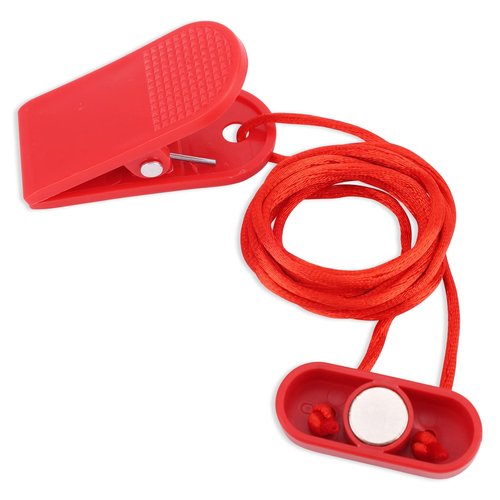 Treadmill Magnet Safety Key Replacement, 1.7x0.7in Magnetic Safety Switch Universal Treadmill Emergency Stop Magnet for Running Machines Treadmills (Flat Oval)