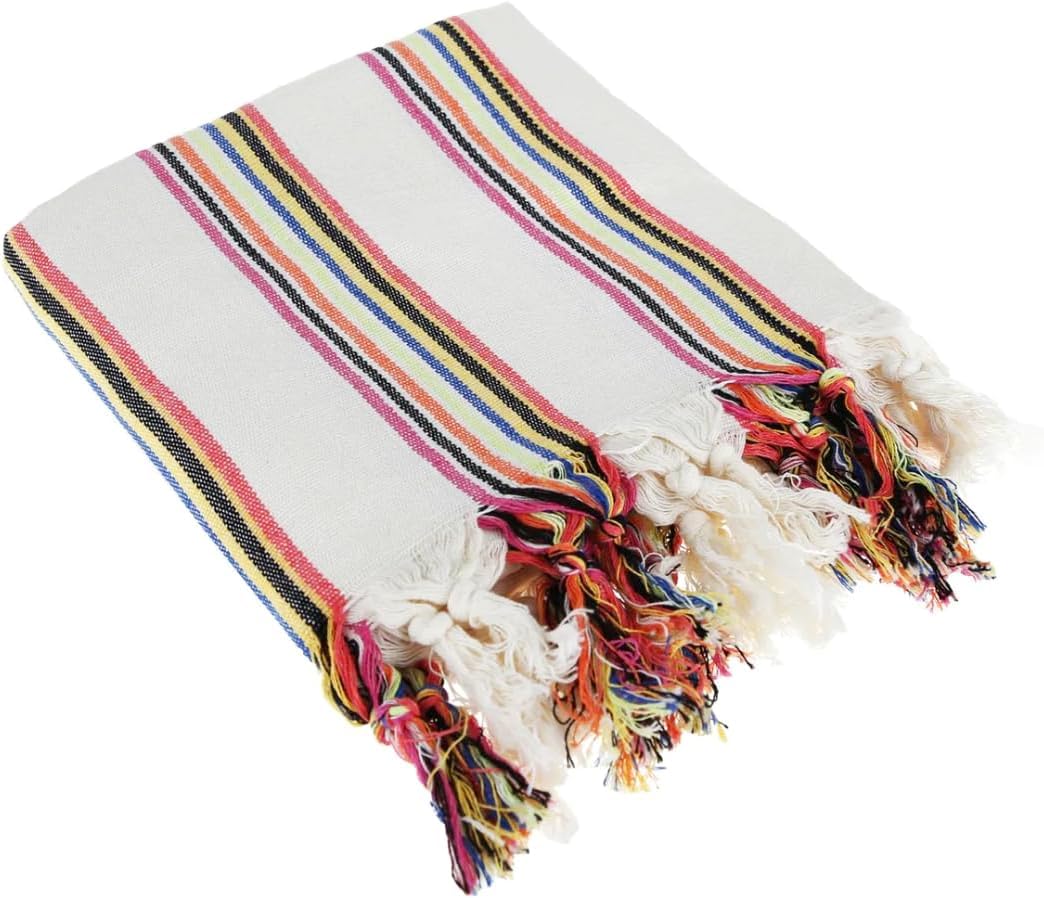 Morrocan Beach Towels | Cotton Blanket Throws, Easy to Carry, Sand Free, Absorbent, Quick Dry, Turkish Towels for Travel Camping Bath Sauna Beach Gym Fitness Pool Yoga SPA by Lahammam (1, Cordoba)