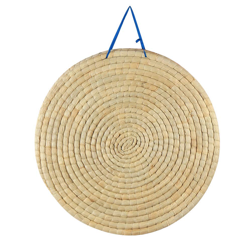 Archery Target 5 Layers 20 inch Traditional Solid Straw Archery Target 4 inch Thickness Hand-Made Arrows Target for Outdoor Shooting Practice (20inch / 5 Layers)