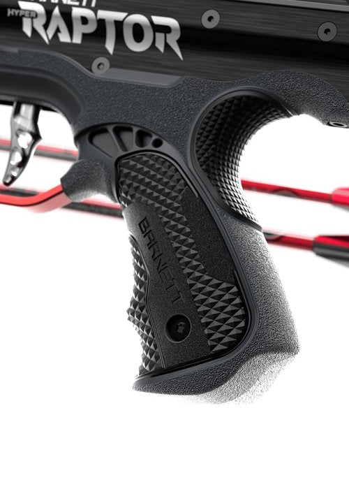 Barnett Hyper Raptor Crossbow, High-Speed Compact Crossbow Package with 4x36 Multi-Reticle Scope, Three HyperFlite Arrows, Without Crank Device