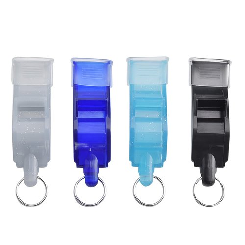 4PCS Dolphin Sports Whistles, ABS Plastic Dolphin Basketball Football Competition Referee Special High Frequency Kids Whistle, Durable and Long Service Life for Basketball Football Competition Referee