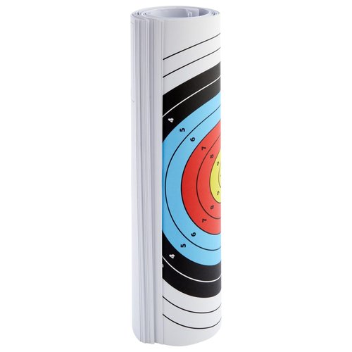 Okuna Outpost 50-Pack Bullseye Large Paper Shooting Range Targets for Pistol Shooting - 17x17 in Bulk Pack for Hunting Accessories, Handguns, Gun Range, Firearms with Colorful Design (10 Rings)