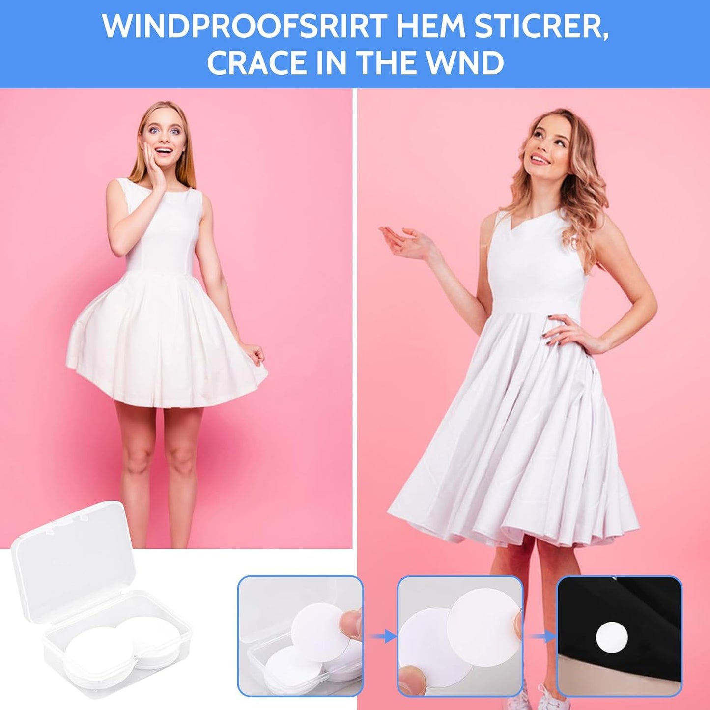 10pcs Reusable Dress Weights for Hem Adhesive Secure Skirts in Windy Outdoor Events Invisible Fabric Weights for Travelers