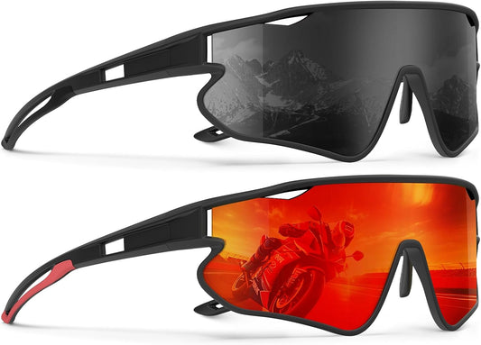 KALIYADI Polarized Sunglasses-Womens Sport Mens-Sunglasses: Lightweight Women Sun Glasses Running Cycling UV400 Protection