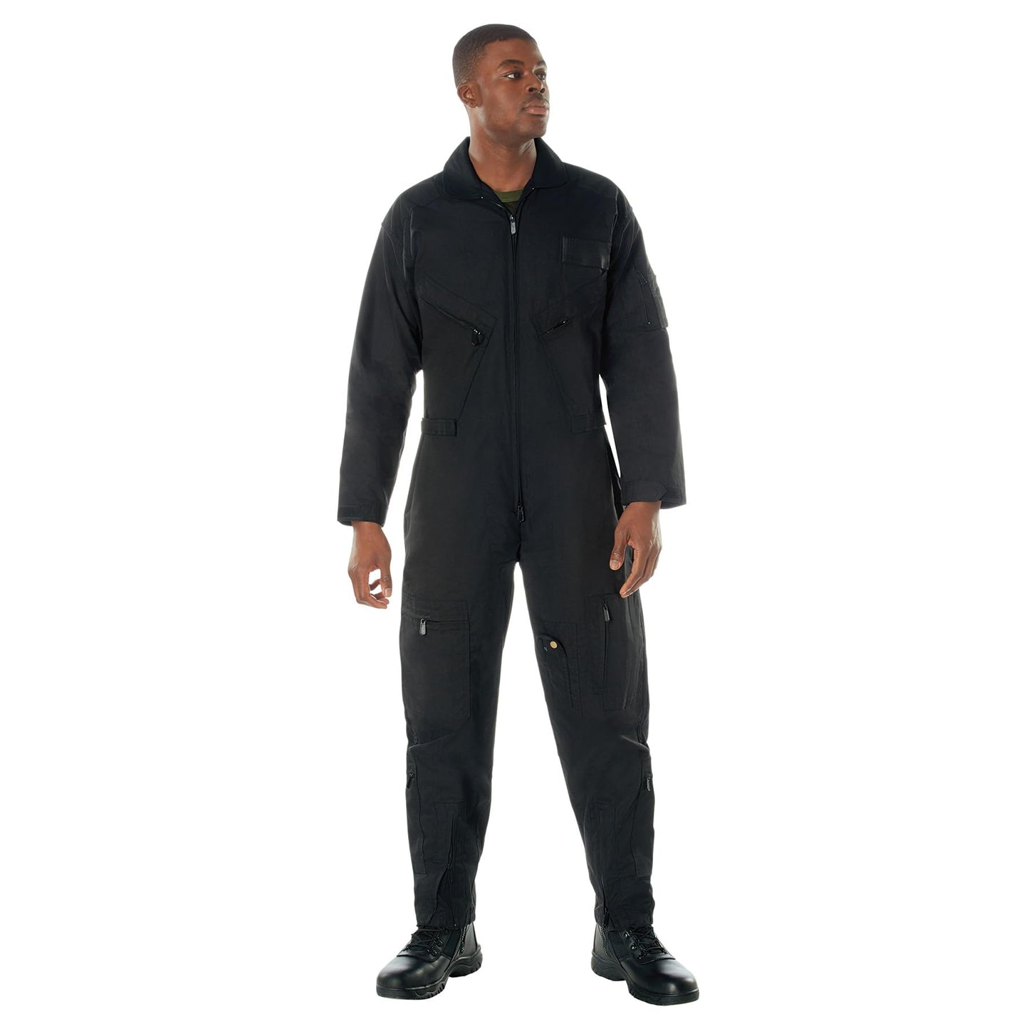 Rothco Flight Coverall, Black, Large