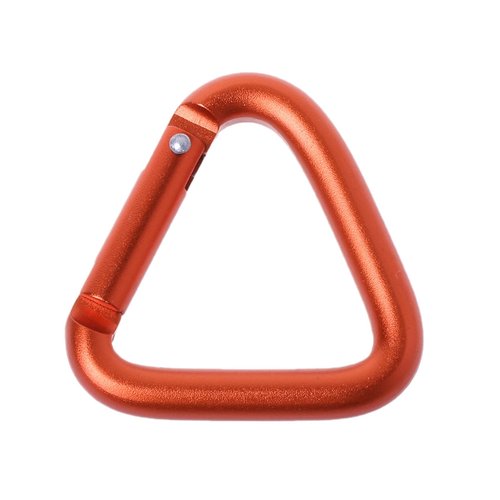 Carabiner Clip Triangular Climbing Buckle Aluminum Alloy Heavy Duty Locking Hook for Camping Fishing Hiking Traveling