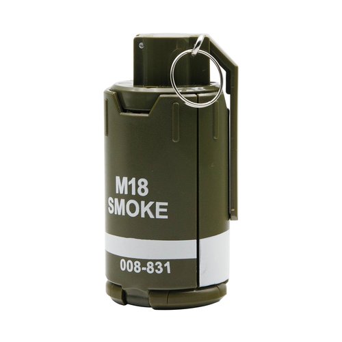 M18 Hand Grenades Toy Dummy CS Plastic Grenade Model Battle Games Tactcial Airsoft Paintball Cosplay Role Play Movie Prop for Age 15+ (M18)