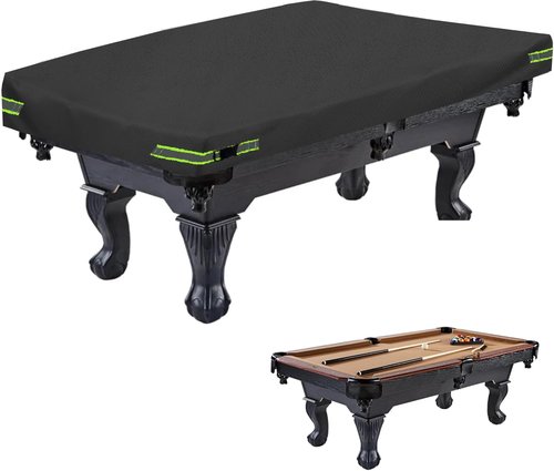 Pool Table Cover 7ft - Billiard Table Cover, 600D Waterproof Covers for Billiard Pool Table, Heavy Duty Scratched-Free UV Protection Snooker Furniture Table Cover - 7 Feet