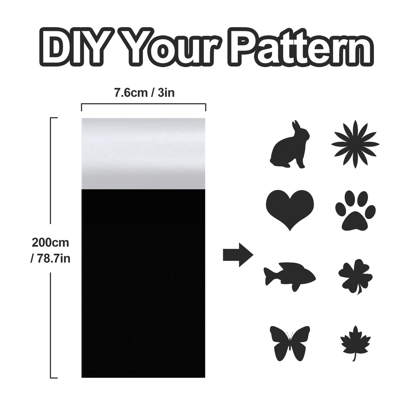 Waterproof Fabric Repair Tape Tent Repair Kit - 78.8 x 3 Inches Outdoor Gear Tenacious Fix Tape Self Adhesive Nylon Patches for Clothes, Tent, Down Jacket, Backpack, Black
