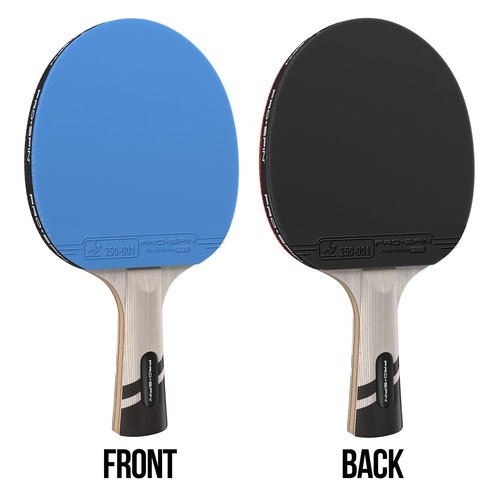 PRO SPIN Ping Pong Paddles - Professional Level Table Tennis Rackets with Carbon Fiber for Superior Control | 7-Ply Blade, Premium Rubber, 2.0mm Sponge | Includes Protector Case