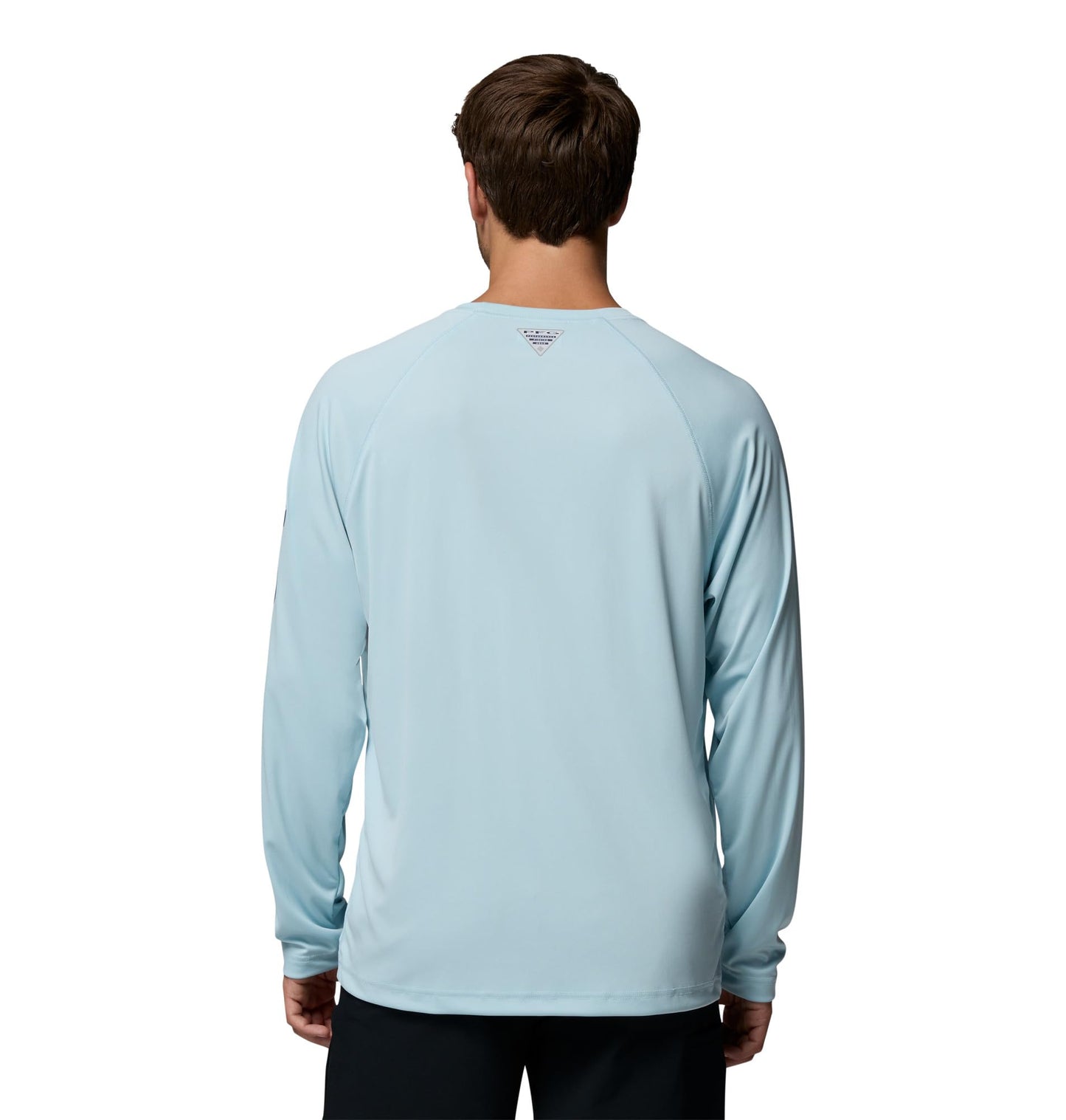 Columbia Men's PFG Terminal Tackle Long Sleeve Fishing Shirt, Marine Light/Nocturnal Logo, 3X Tall